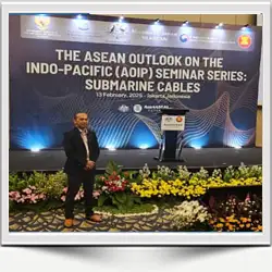 Xefe Seksaun Fiskalizasaun ANC.IP Partisipa iha Seminariu Kabu Submarinu iha Jakarta, Indonesia