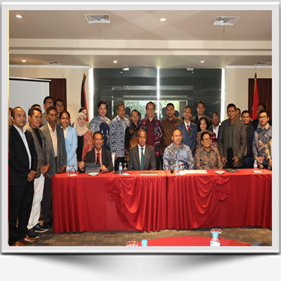 Prezidente Interinu ANC.IP no Atual Administrador Tekniku Partisipa Segundu Reuniaun Joint Committee entre Timor-Leste no Indonesia